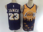 Los Angeles Lakers #23 James-010 Basketball Jerseys