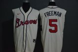 Atlanta Braves #5 Freeman-004 Stitched Football Jerseys