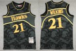Atlanta Hawks #21 Wilkins-002 Basketball Jerseys