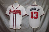 Atlanta Braves #13 Acunajr-011 Stitched Football Jerseys
