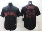 Seattle Mariners #24 Griffey-015 Stitched Football Jerseys