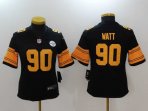 Youth Pittsburgh Steelers #90 Watt-002 Jersey