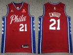 Philadelphia 76Ers #21 Embiid-017 Basketball Jerseys