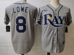 Tampa Bay Rays #8 Lowe-002 Stitched Football Jerseys