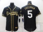 Atlanta Braves #5 Freeman-010 Stitched Football Jerseys