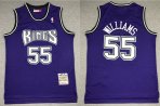 Sacramento Kings #55 Williams-003 Basketball Jerseys