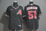 Arizona Diamondbacks #51 Johnson-003 Stitched Football Jerseys