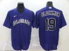 Colorado Rockies #19 Blackmon-001 Stitched Jerseys