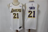 Los Angeles Lakers #21 Smith-002 Basketball Jerseys