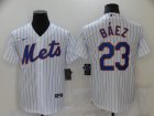 New York Mets #23 Baez-003 Stitched Football Jerseys