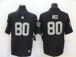 Oakland Raiders #80 Rice-001 Jerseys