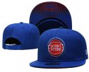Detroit Pistons Adjustable Hat-003 Jerseys
