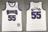 Sacramento Kings #55 Williams-002 Basketball Jerseys