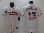 Atlanta Braves #13 Acunajr-005 Stitched Football Jerseys
