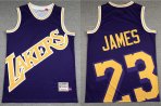Los Angeles Lakers #23 James-052 Basketball Jerseys