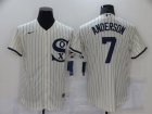 Chicago White Sox #7 Anderson-006 stitched jerseys