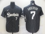 Chicago White Sox #7 Anderson-003 stitched jerseys