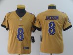 Youth Baltimore Ravens #8 Jackson-002 Jersey