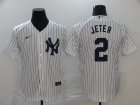 New York Yankees #2 Jeter-002 Stitched Jerseys