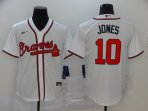 Atlanta Braves #10 Jones-004 Stitched Football Jerseys