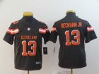 Youth Cleveland Browns #13 Beckham JR-003 Jersey