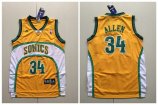 Seattle Supersonics #34 Allen-001 Basketball Jerseys