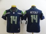 Youth Seattle Seahawks #14 Metcalf-001 Jersey