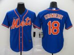 New York Mets #18 Stranwberry-002 Stitched Jerseys