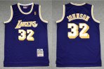 Los Angeles Lakers #32 Johnson-004 Basketball Jerseys
