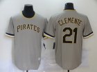 Pittsburgh Pirates #21 Clemente-008 Stitched Football Jerseys