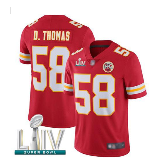 Kansas City Chiefs #58 D.Thomas-002 Jerseys