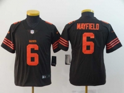 Youth Cleveland Browns #6 Mayfield-005 Jersey