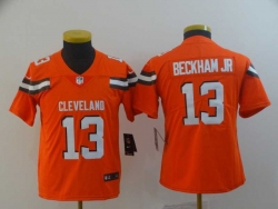 Youth Cleveland Browns #13 Beckham JR-004 Jersey