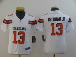 Youth Cleveland Browns #13 Beckham JR-005 Jersey