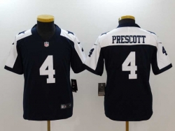 Youth Dallas Cowboys #4 Prescott-007 Jersey