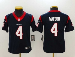 Youth Houston Texans #4 Watson-002 Jersey