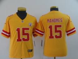 Youth Kansas City Chiefs #15 Mahomes-002 Jersey