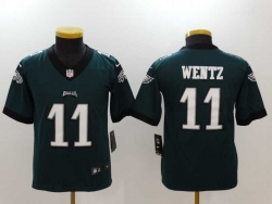 Youth Philadelphia Eagles #11 Wentz-002 Jersey