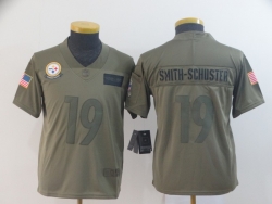 Youth Pittsburgh Steelers #19 Smith-Schuster-001 Jersey